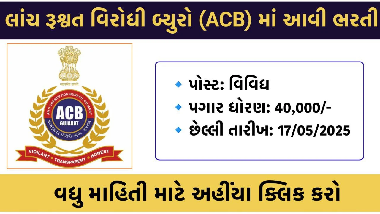 ACB Recruitment 2025