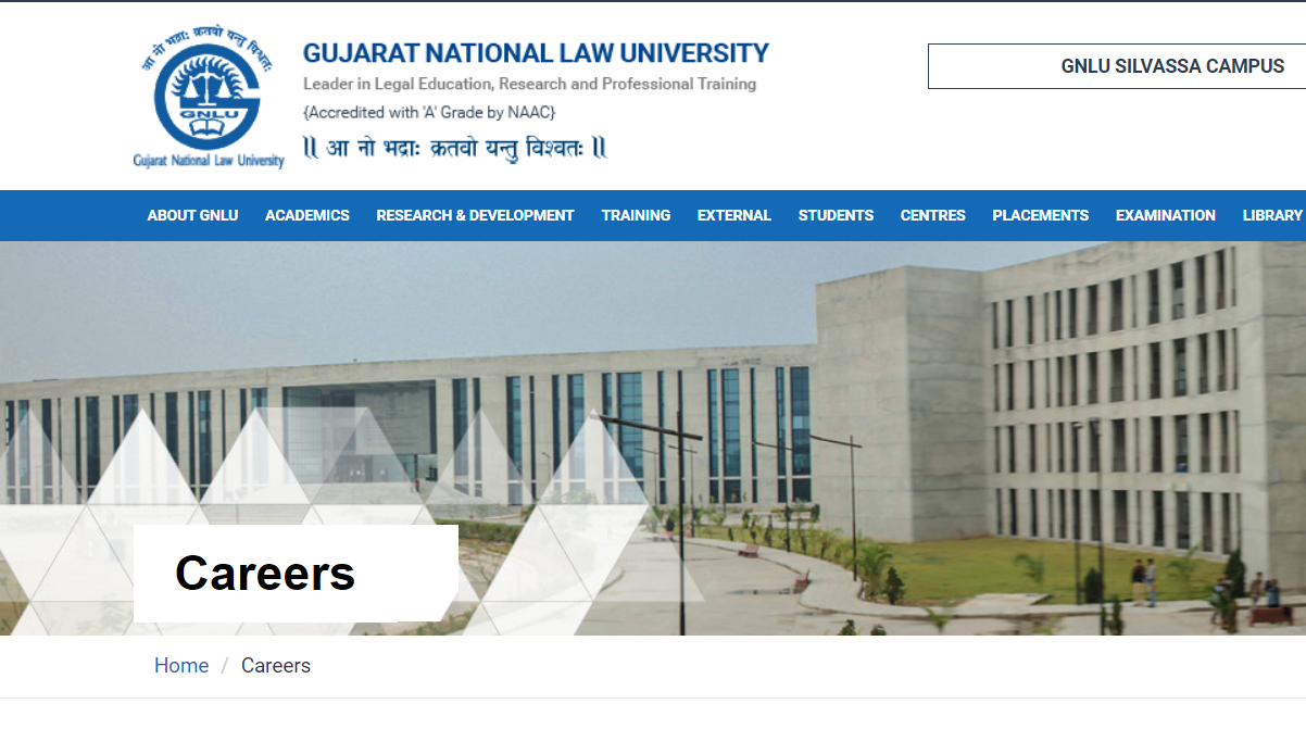 GNLU Recruitment 2024