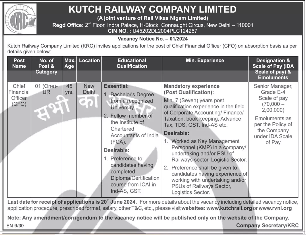 Kutch Railway Company Limited