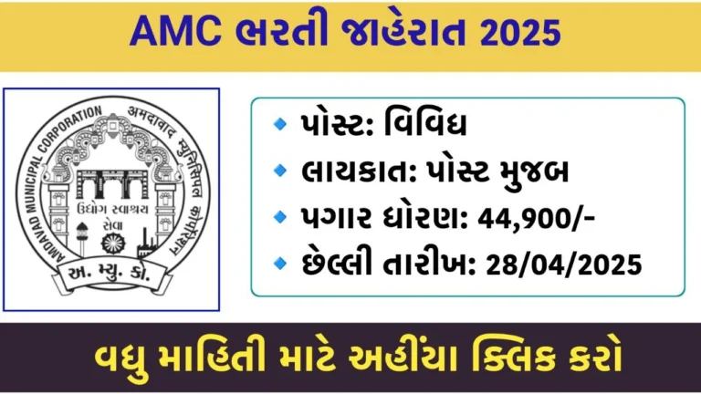 AMC Recruitment 2025