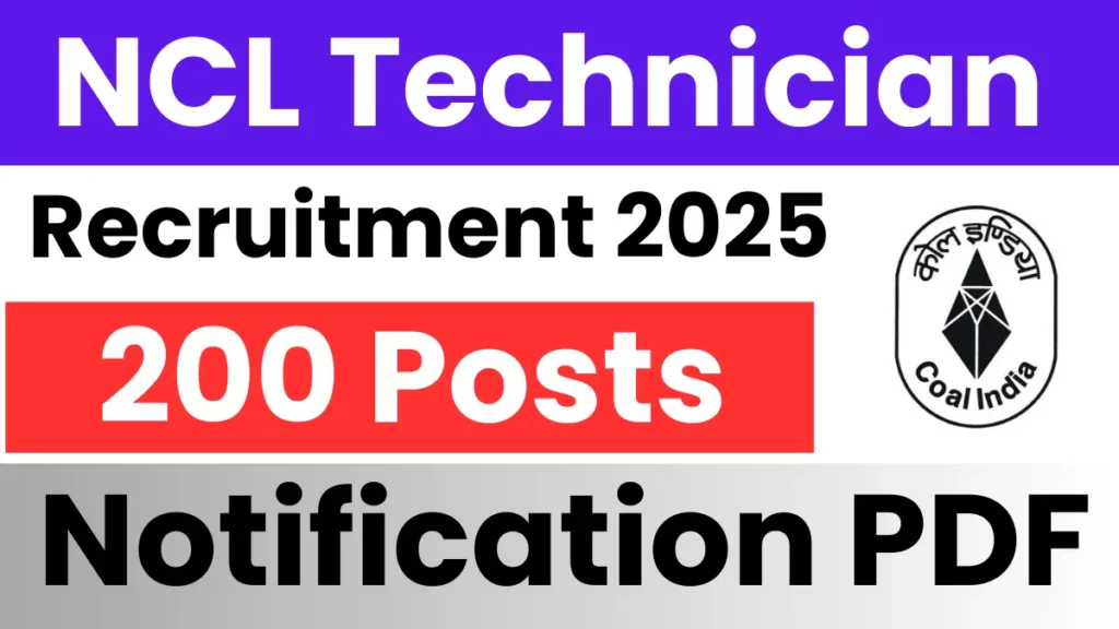 NCL Technician Recruitment 2025