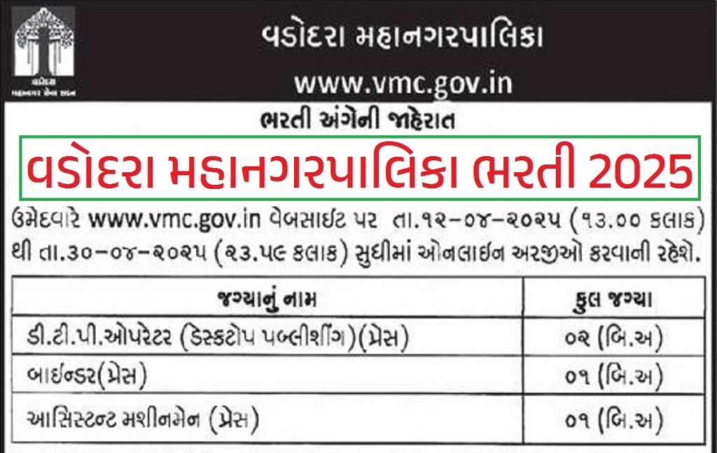 VMC Recruitment 2025