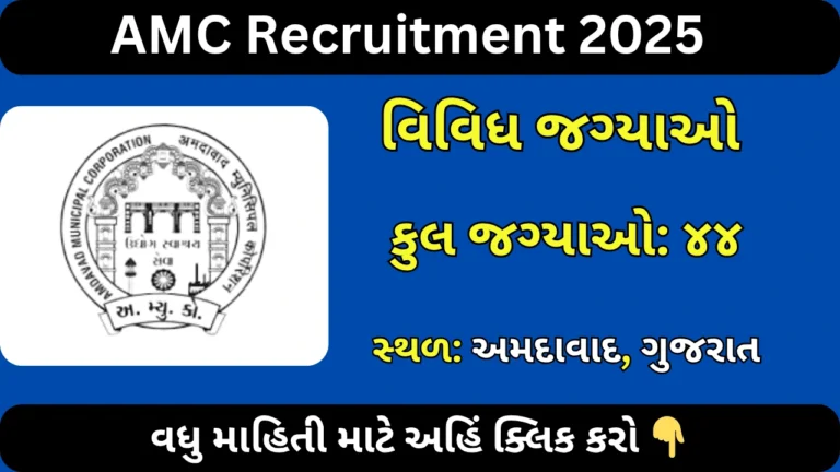 AMC Recruitment 2025