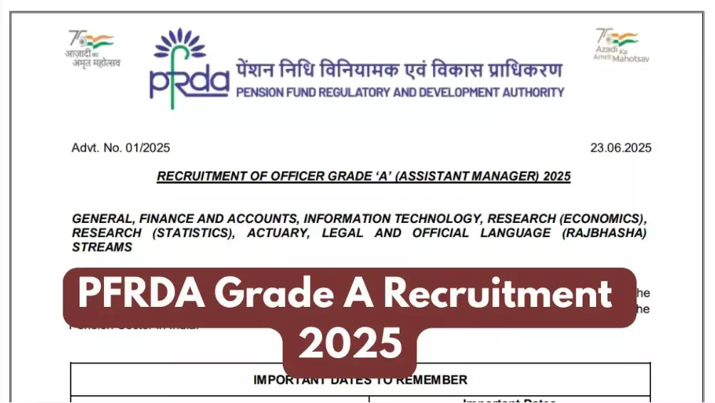 PFRDA Recruitment 2025