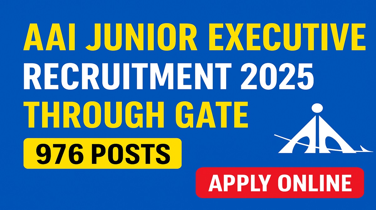 AAI Junior Executive Recruitment 2025