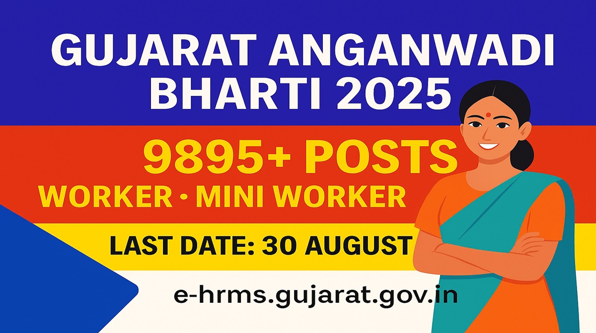 Gujarat Anganwadi Bharti 2025