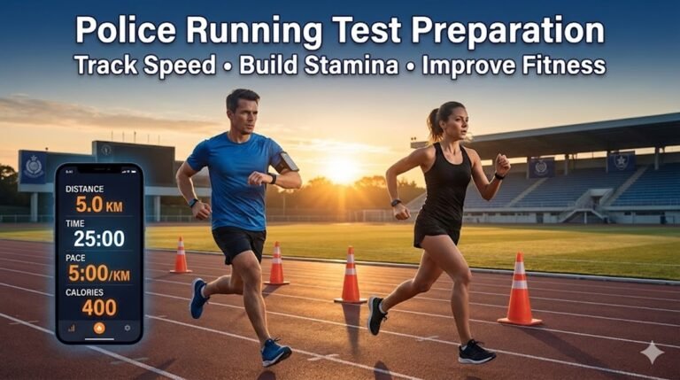best running app for police physical test