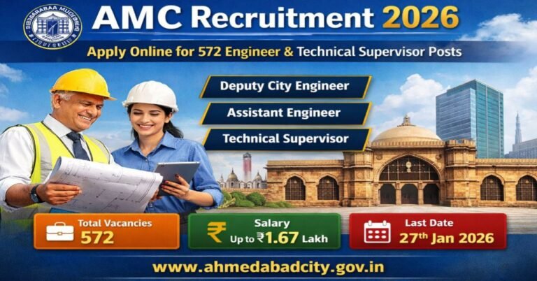 Ahmedabad Municipal Corporation Recruitment 2026