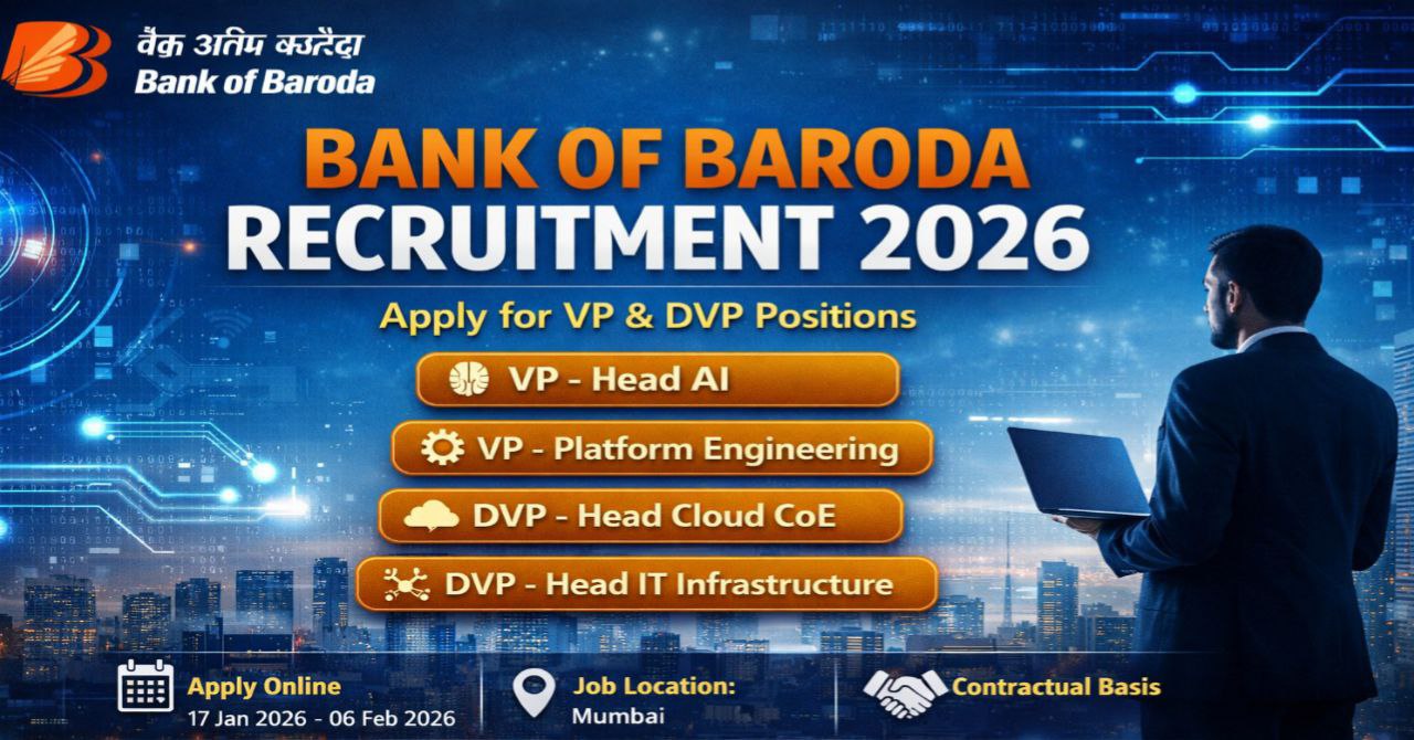 Bank of Baroda Recruitment 2026