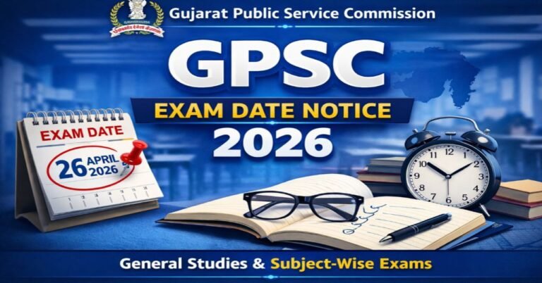 GPSC Primary Exam Date 2026