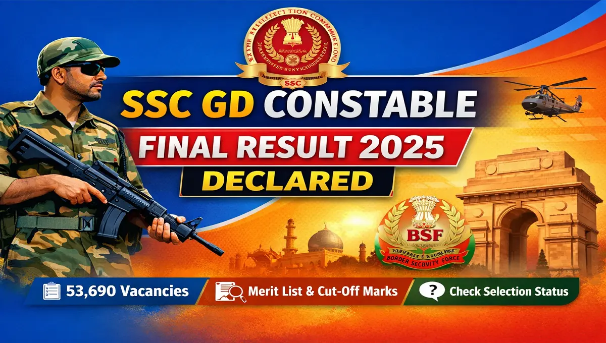 SSC GD Constable Final Result 2025