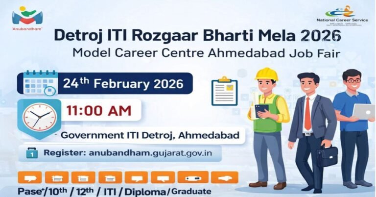 Detroj ITI Rozgaar Bharti Mela 2026