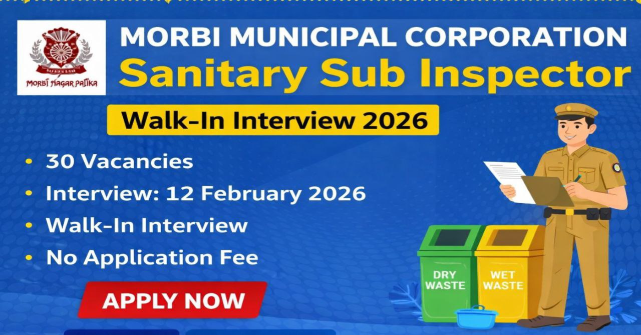 Morbi Municipal Corporation Recruitment 2026
