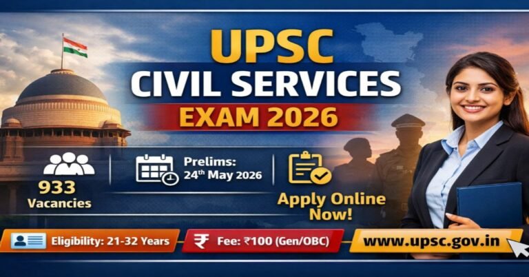 UPSC Civil Services Examination 2026