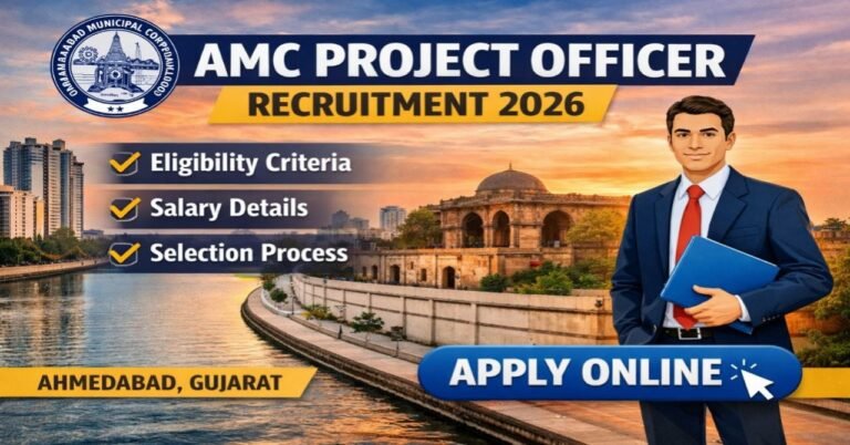 AMC Project Officer Recruitment 2026