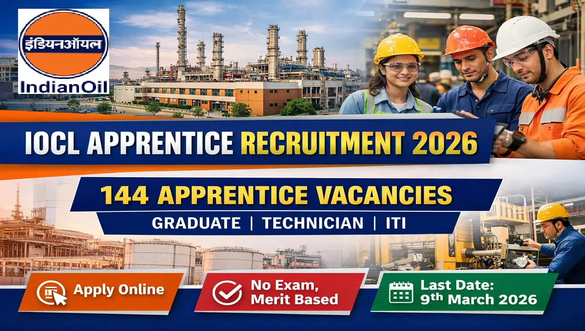 IOCL Apprentice Recruitment 2026