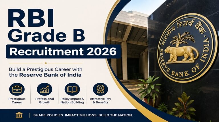 RBI Grade B Recruitment 2026