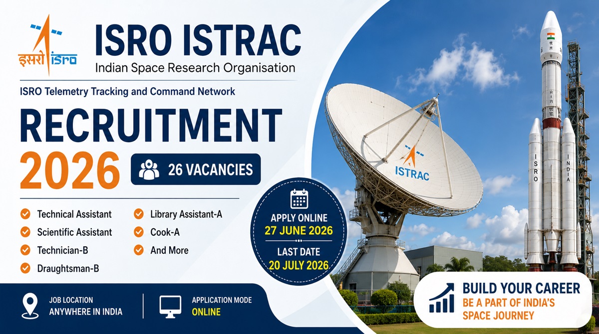 ISRO ISTRAC Recruitment 2026