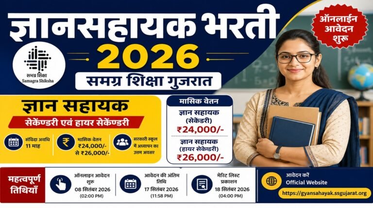 Gyansahayak Bharti 2026