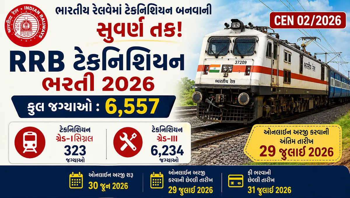 RRB Technician Recruitment 2026
